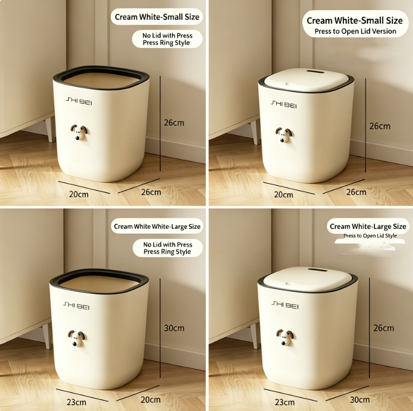 Commercial Kitchen Trash Can - Large Capacity Kitchen Bathroom Toilet Trash