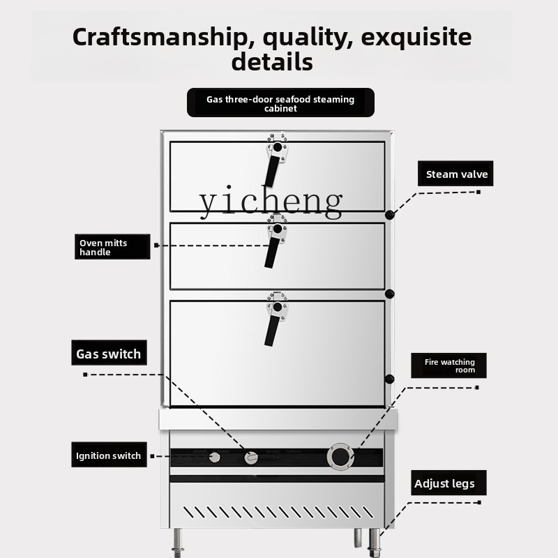 Commercial Steamer Cabinet - ZZ seafood steamer cabinet commercial three-door