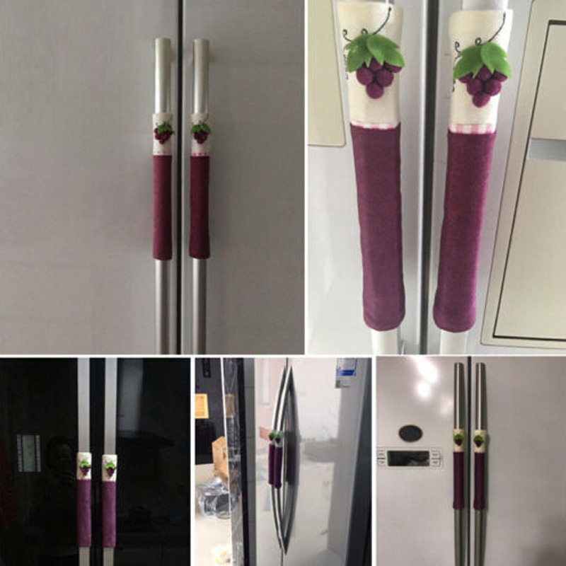 Commercial Kitchen Fridge - 2Pcs Refrigerator Door Handle Cover Kitchen
