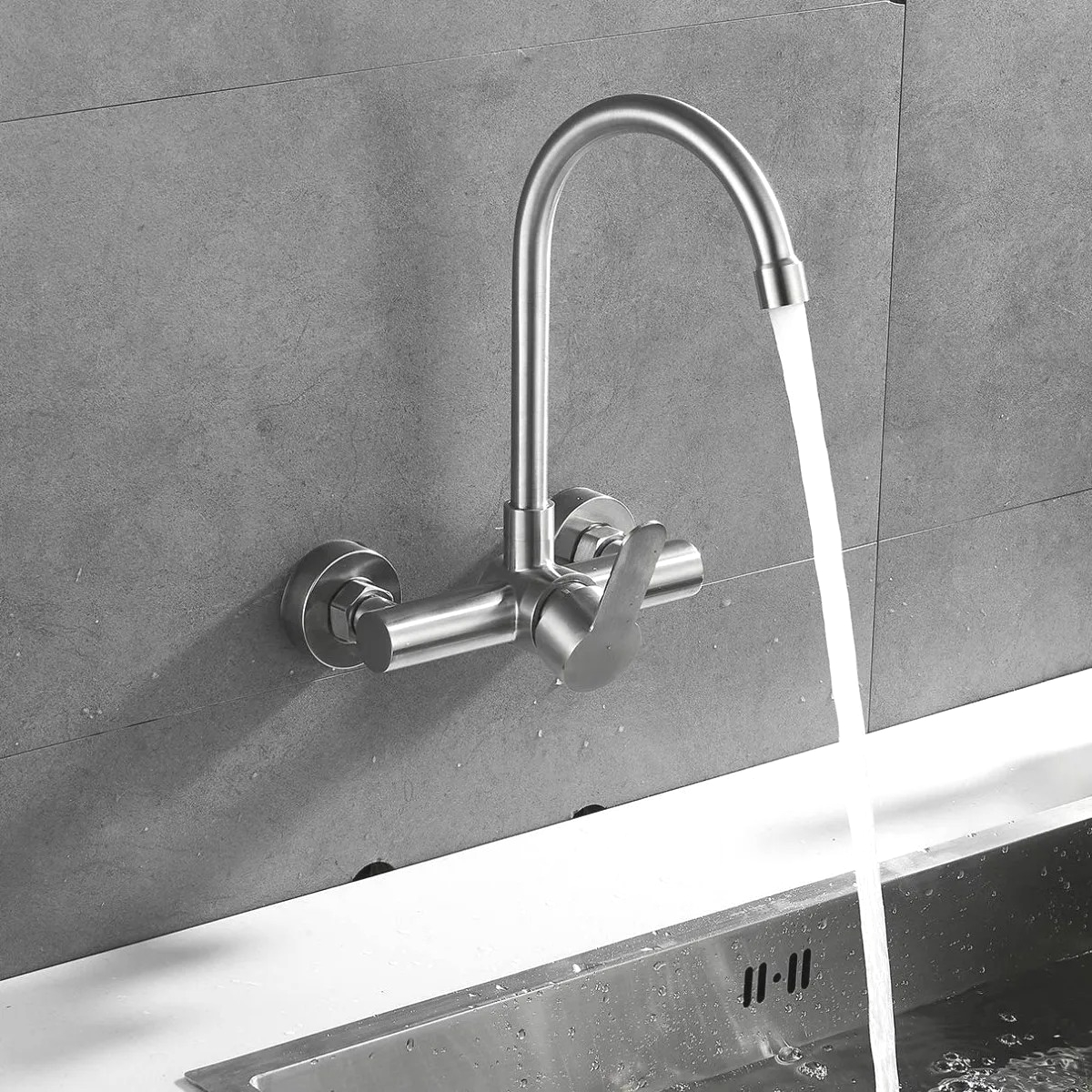 Wall Kitchen Faucet Commercial - огляд і ціна Commercial Kitchen Taps