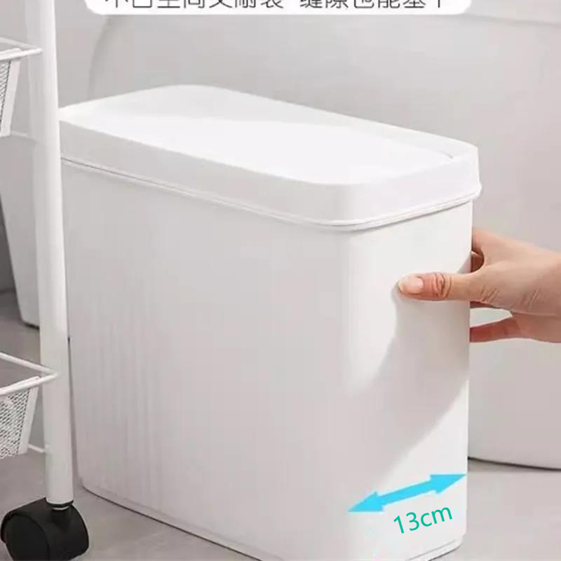Slim Bathroom Trash Can 13cm N - огляд і ціна Commercial Kitchen Trash Can