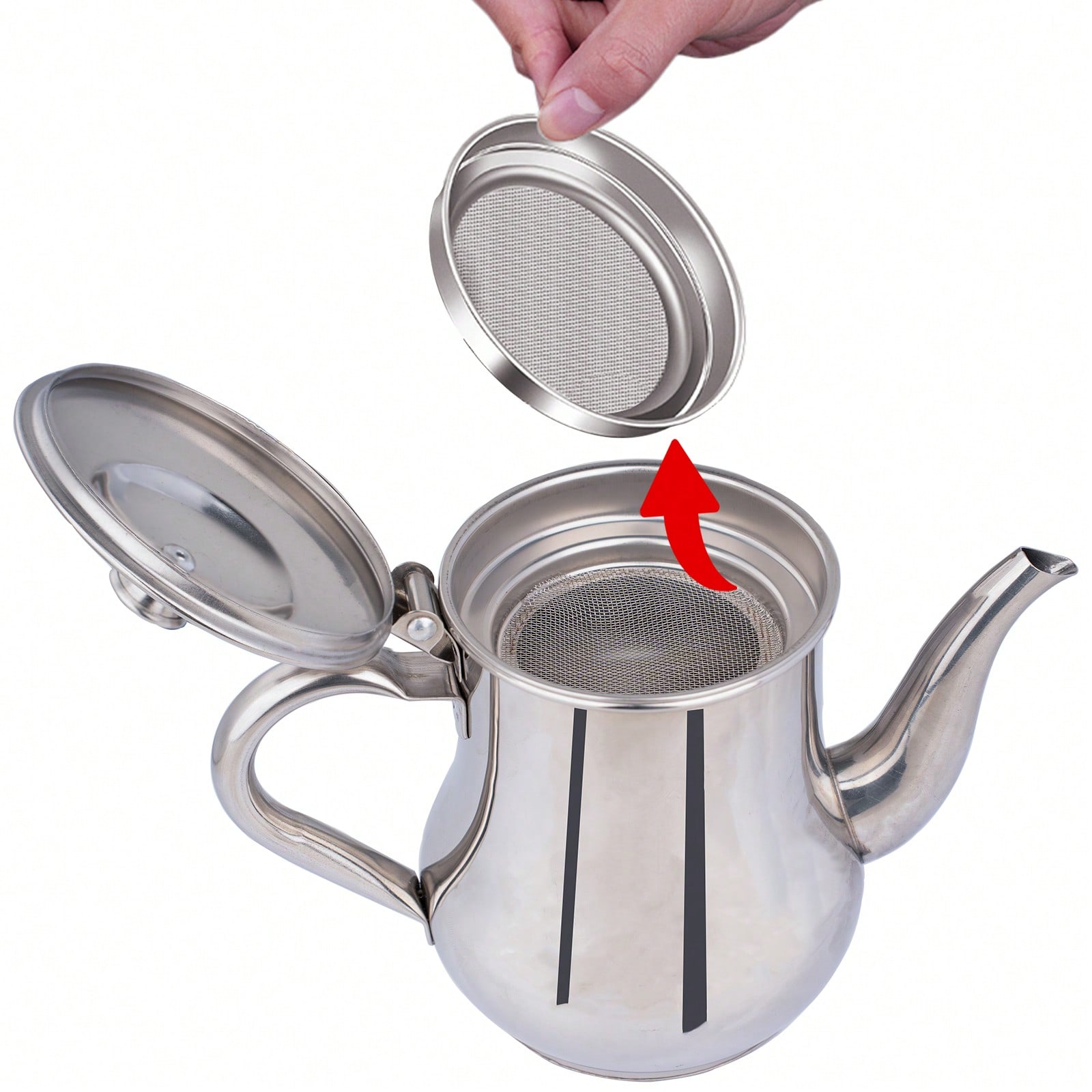 1PC Stainless Steel Oil Pot Ho - огляд і ціна Commercial Kitchen Oil Filter