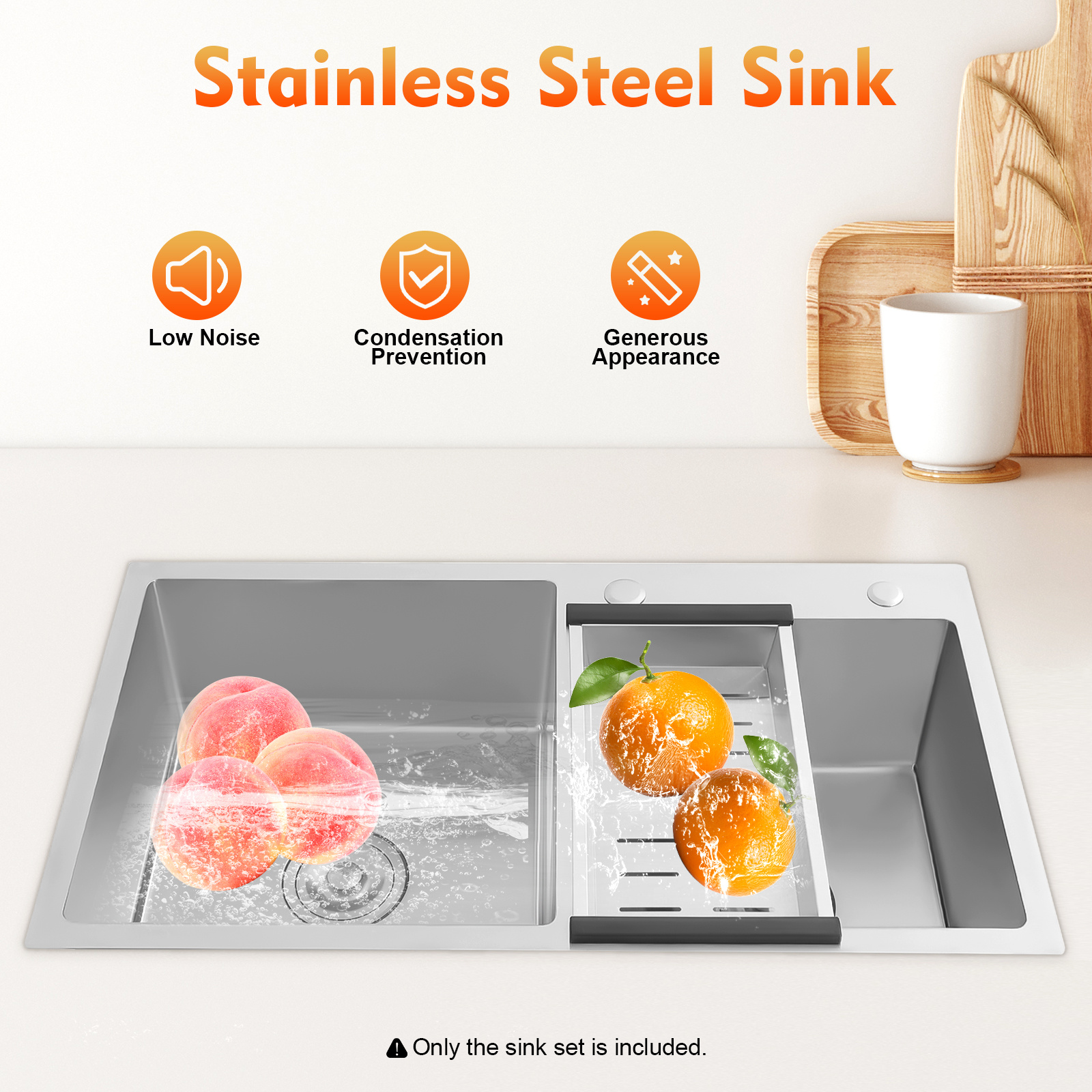 Stainless Steel Kitchen Sink D - огляд і ціна Commercial Kitchen Taps