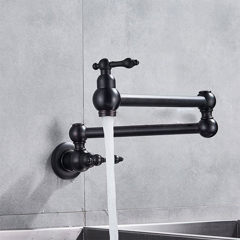 Black Pot Filler Tap Wall Moun - огляд і ціна Commercial Kitchen Taps
