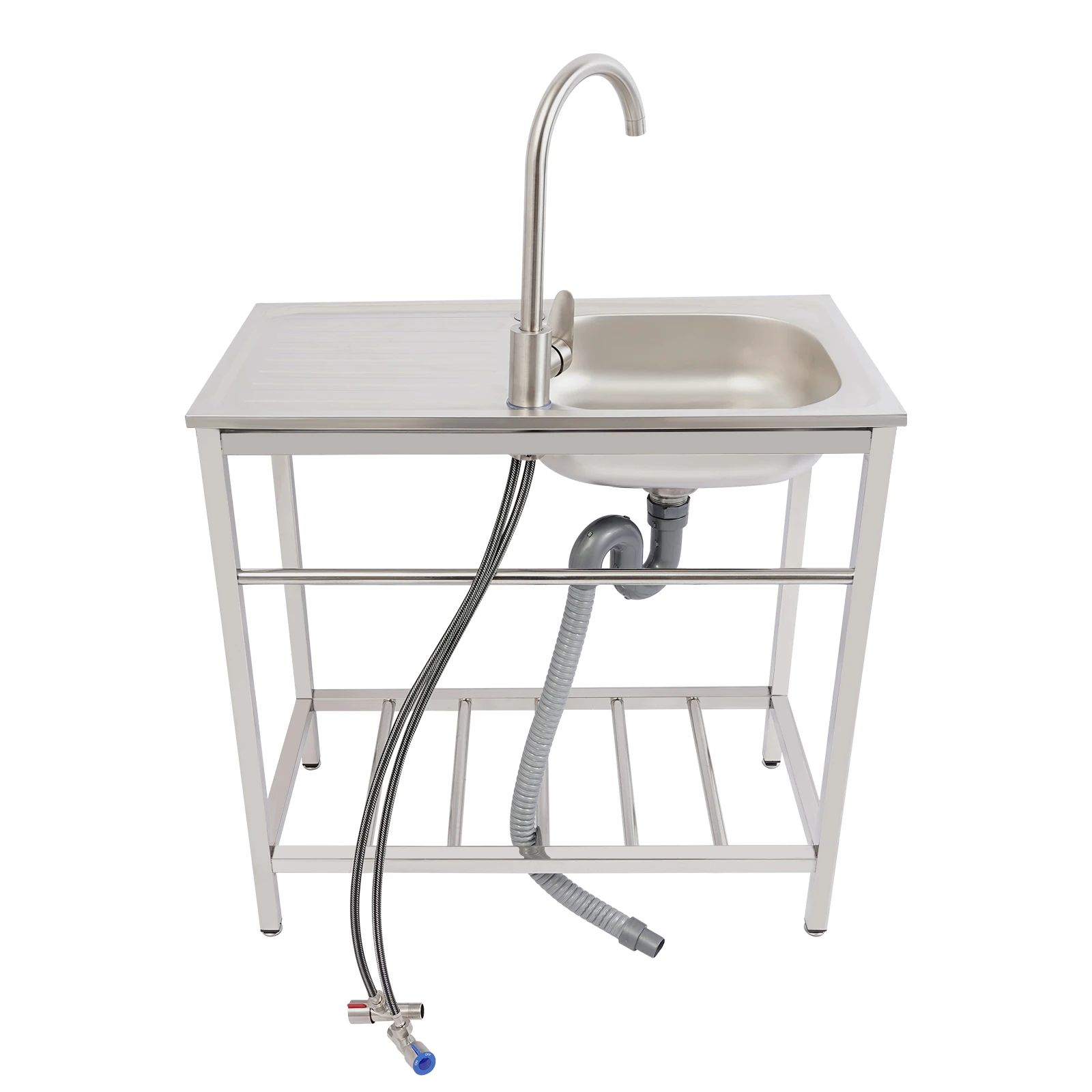 Stainless Steel Sink, Freestan - огляд і ціна Commercial Kitchen Taps