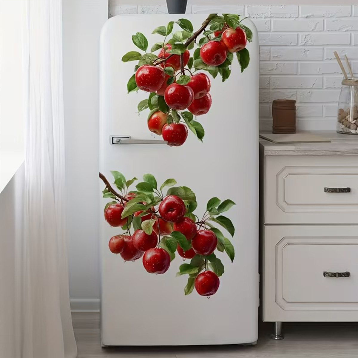 3D Red Apple Refrigerator Magn - огляд і ціна Commercial Kitchen Fridge