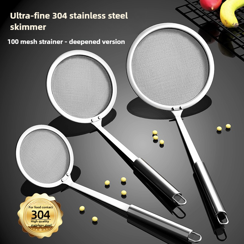 1 Pack Skimmer Spoon 304 Stain - огляд і ціна Commercial Kitchen Oil Filter