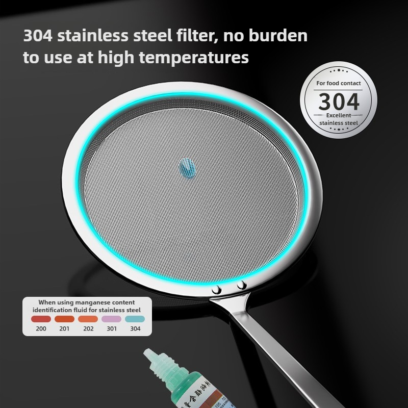 1 Pack Skimmer Spoon 304 Stain - огляд і ціна Commercial Kitchen Oil Filter