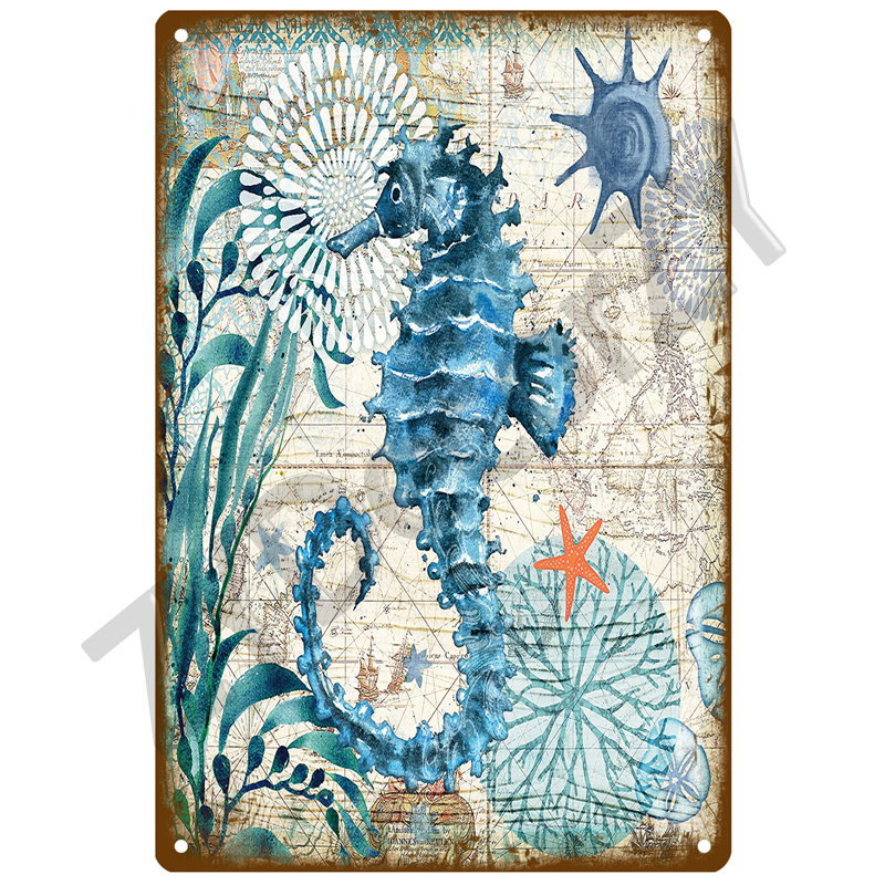 Hawaii Beach Tin Sign Poster V - огляд і ціна Commercial Kitchen Setup