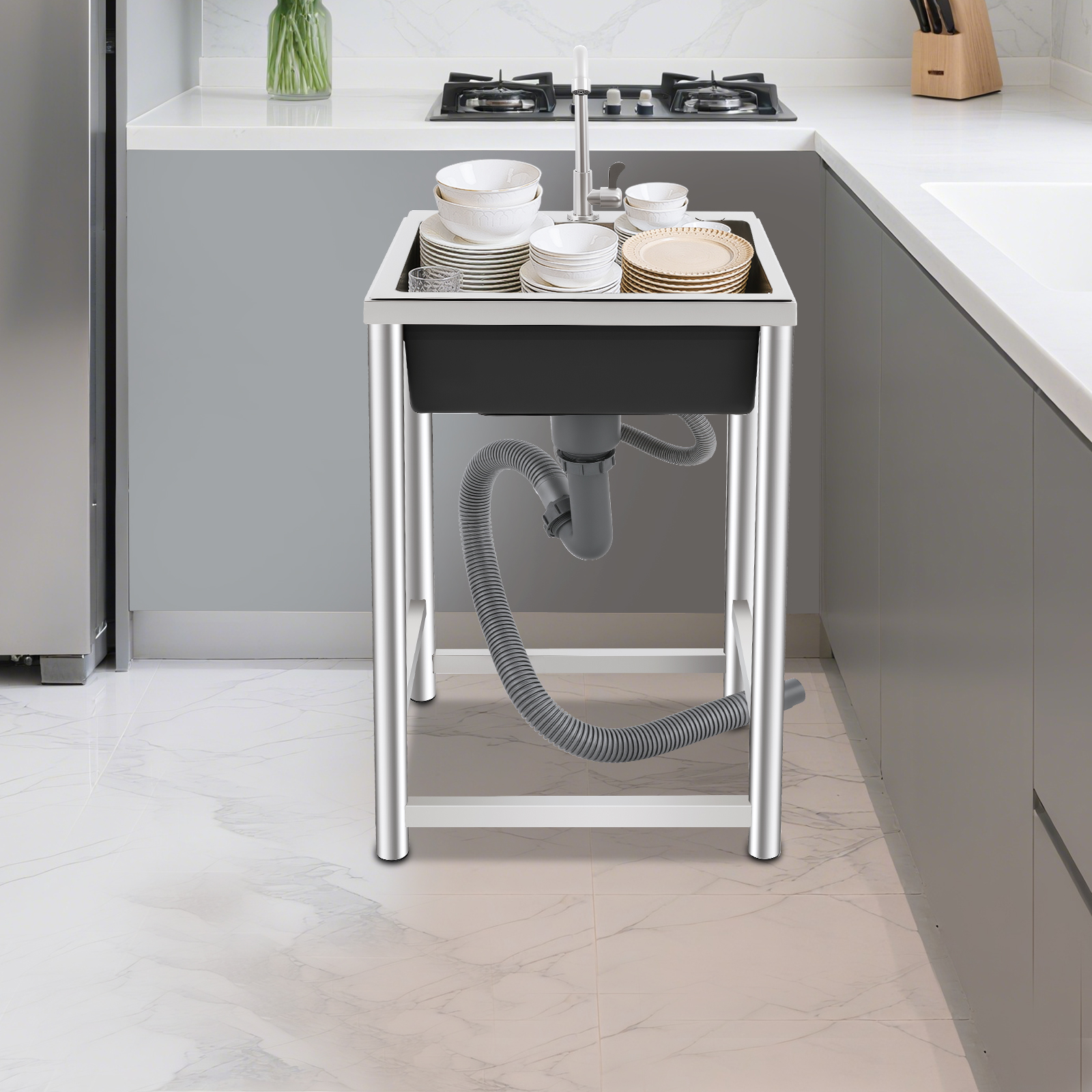 45x40x22cm Kitchens Single Bow - огляд і ціна Commercial Kitchen Taps