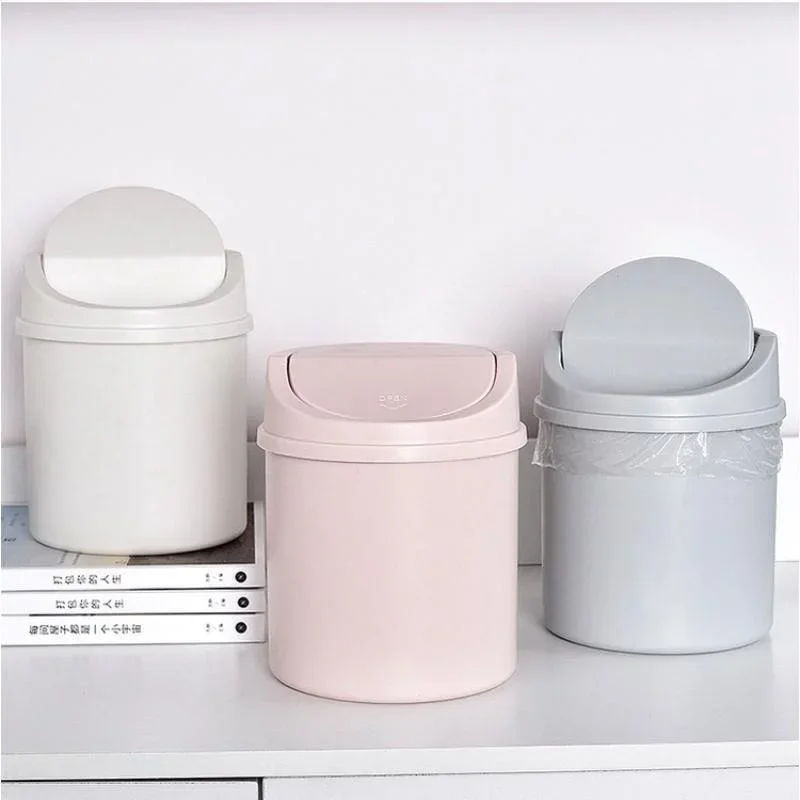 Mini Desktop Trash Can with Li - огляд і ціна Commercial Kitchen Trash Can