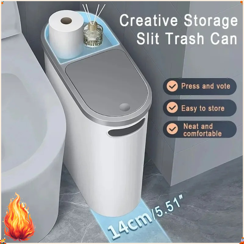 Press Type Trash Can With Lid  - огляд і ціна Commercial Kitchen Trash Can