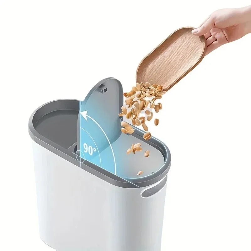 Press Type Trash Can With Lid  - огляд і ціна Commercial Kitchen Trash Can