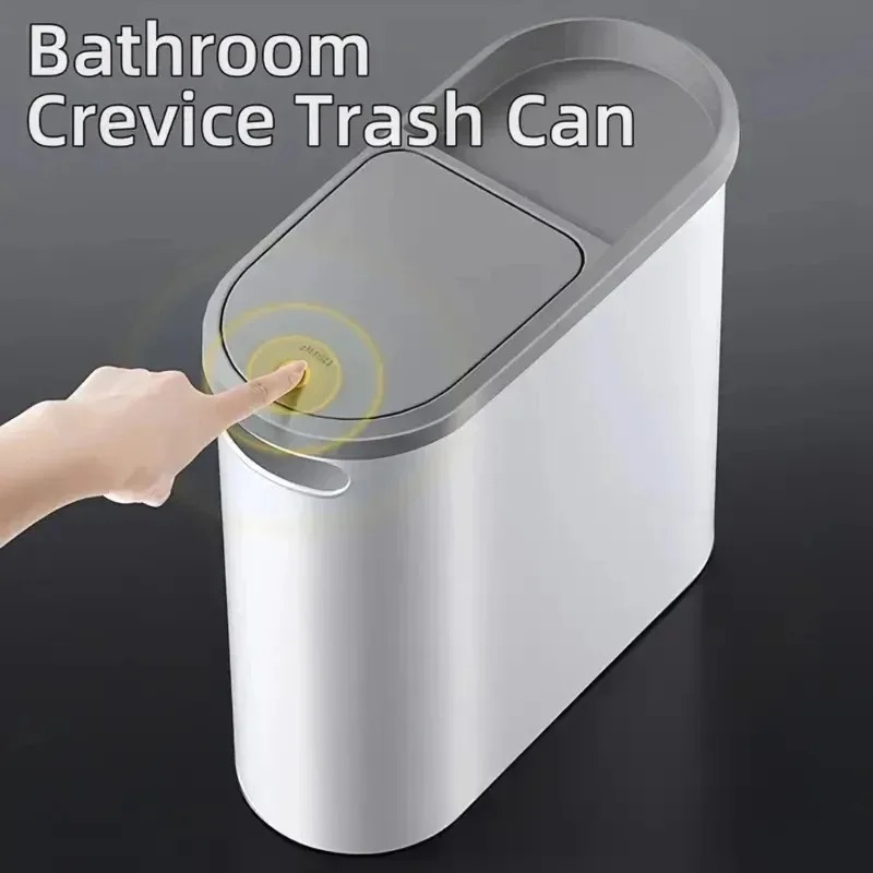 Press Type Trash Can With Lid  - огляд і ціна Commercial Kitchen Trash Can