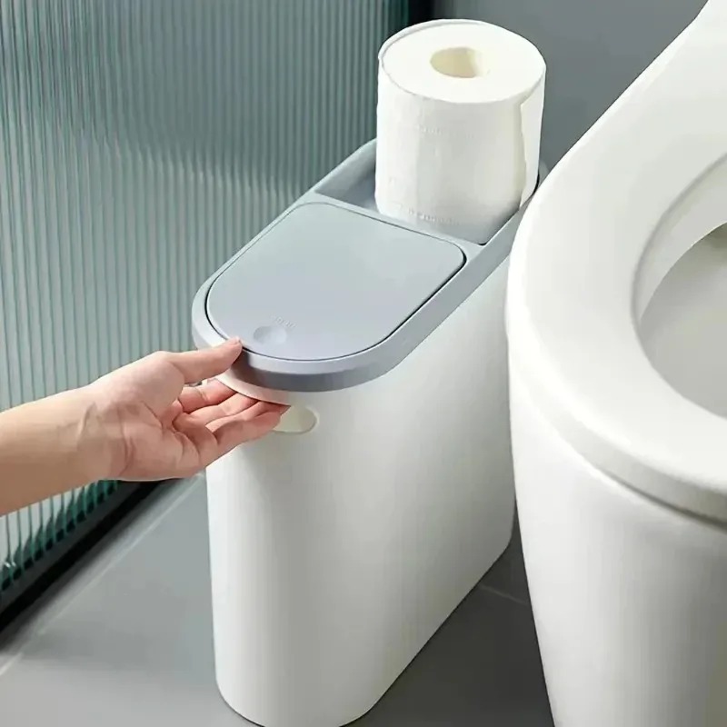 Press Type Trash Can With Lid  - огляд і ціна Commercial Kitchen Trash Can