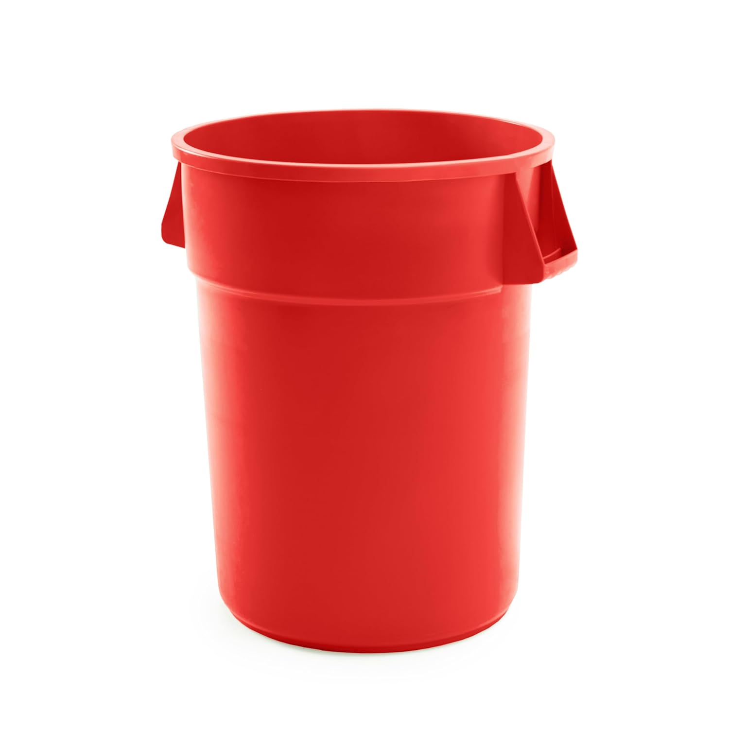 2 Pack 55 Gallon Red Round Com - огляд і ціна Commercial Kitchen Trash Can
