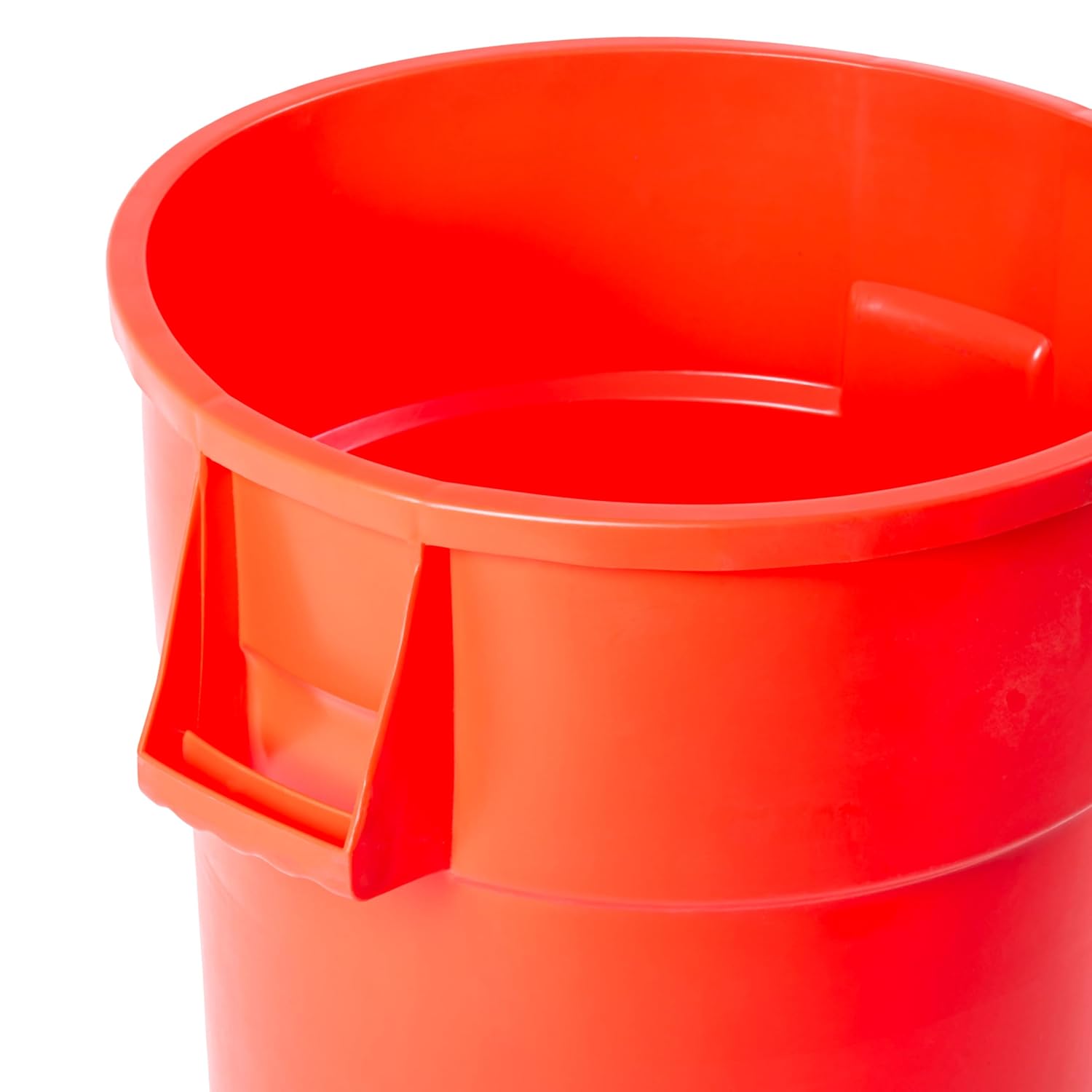 2 Pack 55 Gallon Red Round Com - огляд і ціна Commercial Kitchen Trash Can
