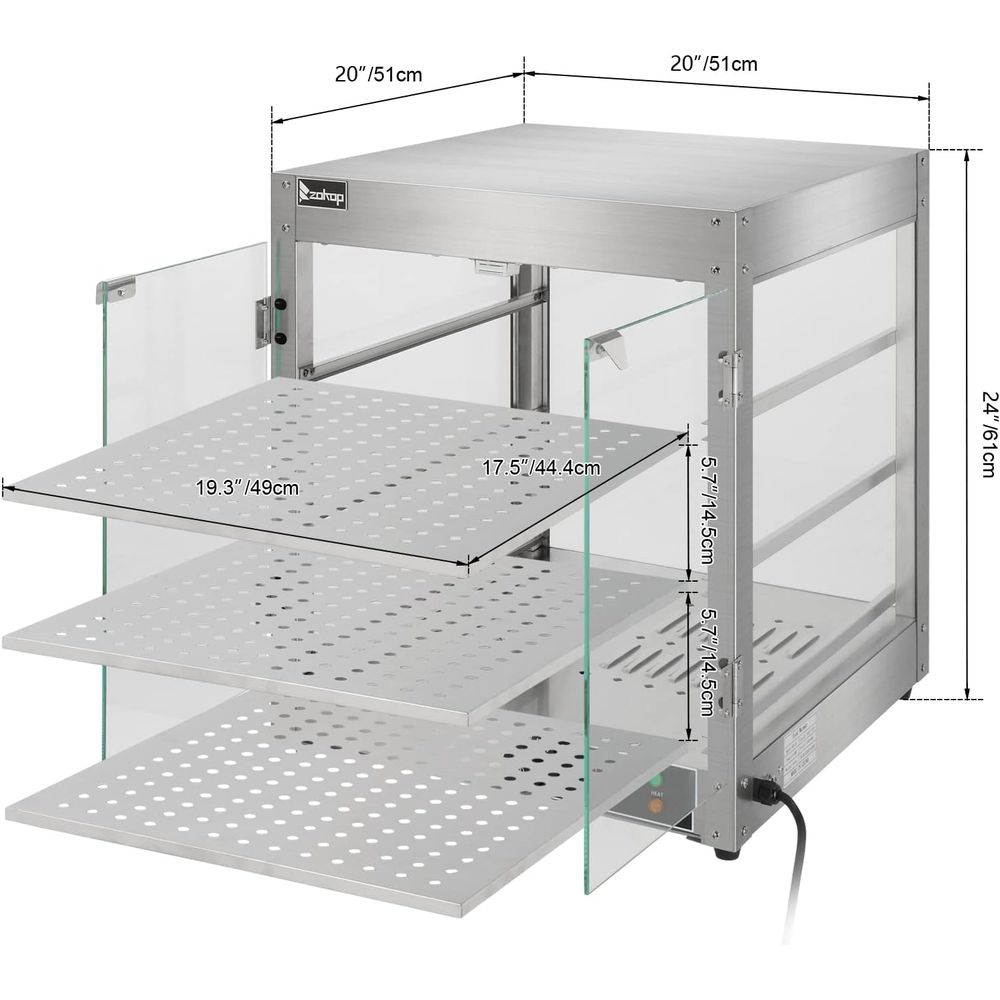 3 Tier Commercial Countertop P - огляд і ціна Commercial Kitchen Warmer