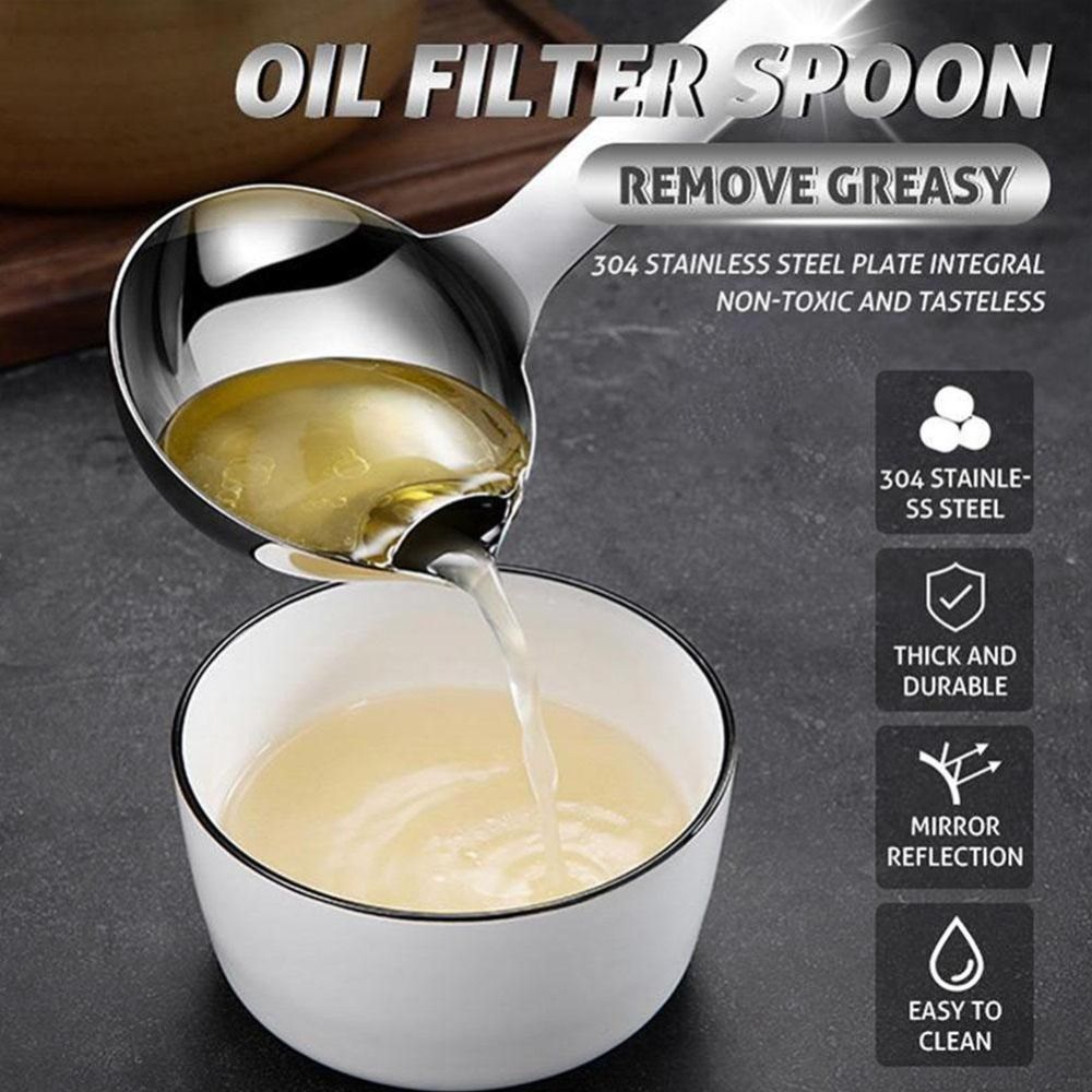 Oil Soup Separate Spoon Coland - огляд і ціна Commercial Kitchen Oil Filter